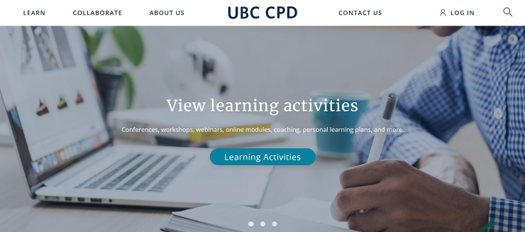 UBC CPD website